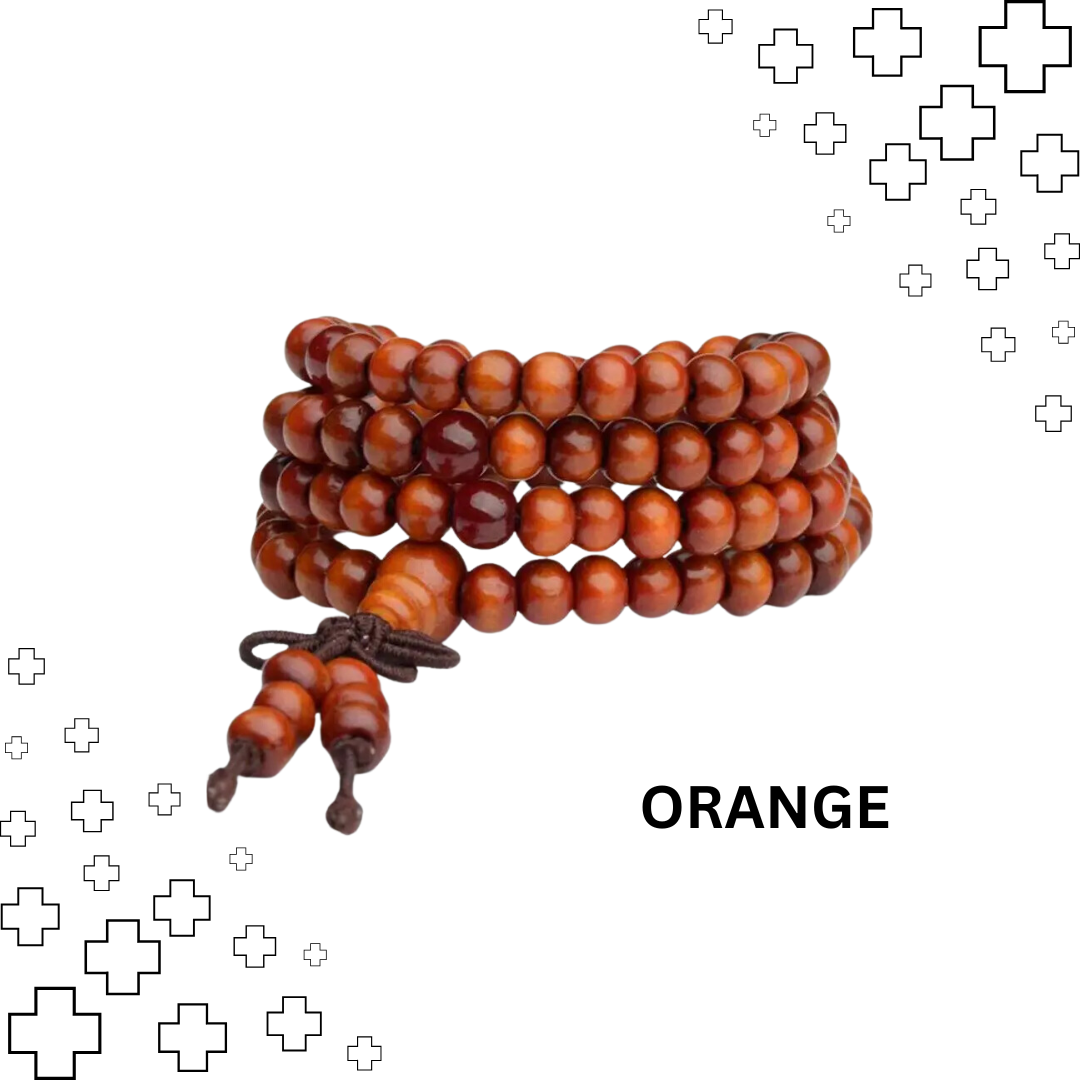 MagTherapy™ Mens 18k Sandalwood Beaded Slimming Bracelet Kit