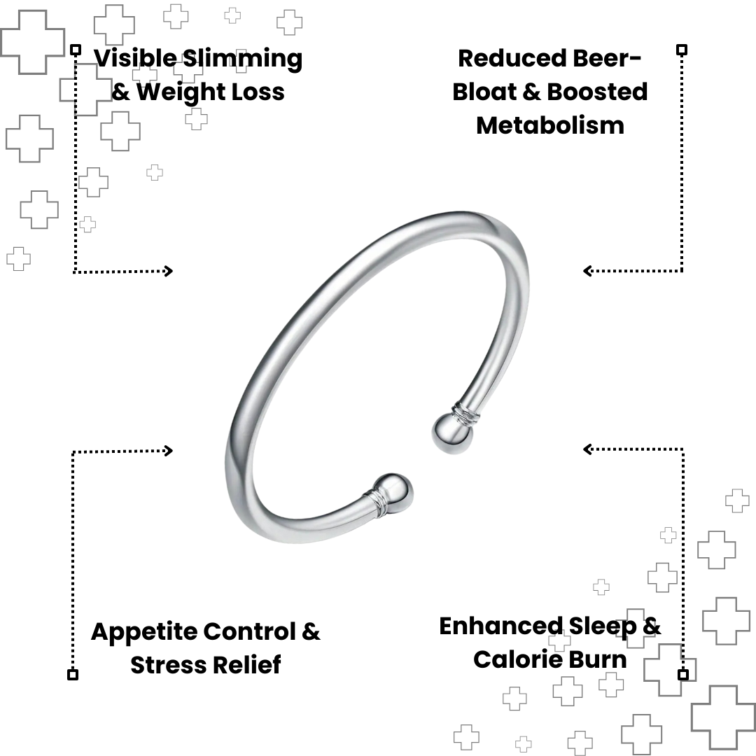 MagTherapy™ Mens 18k Copper Cuff Slimming Bracelet Kit