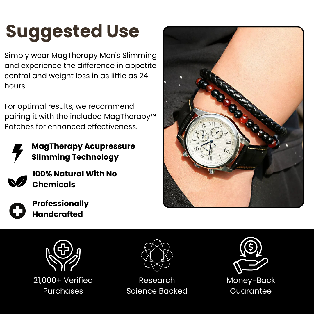 MagTherapy™ Mens Duora Slimming Bracelet Kit