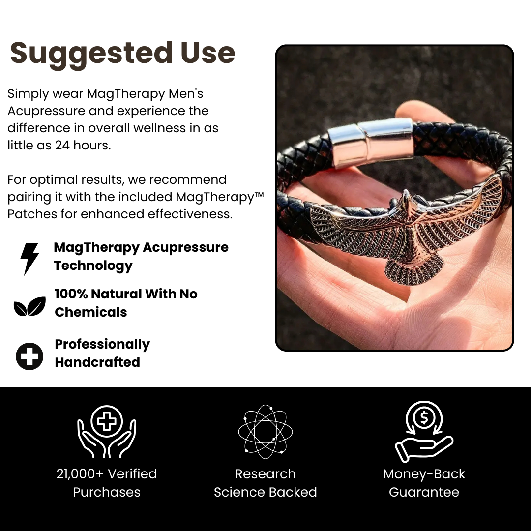 MagTherapy™ Mens Eagle Slimming Bracelet Kit