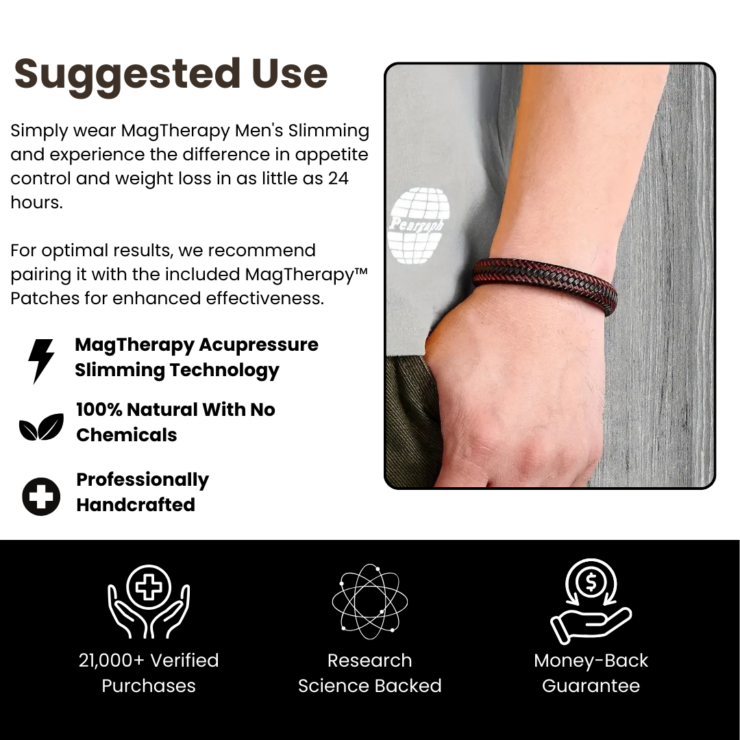 MagTherapy™ Mens Fauxtra Slimming Bracelet Kit