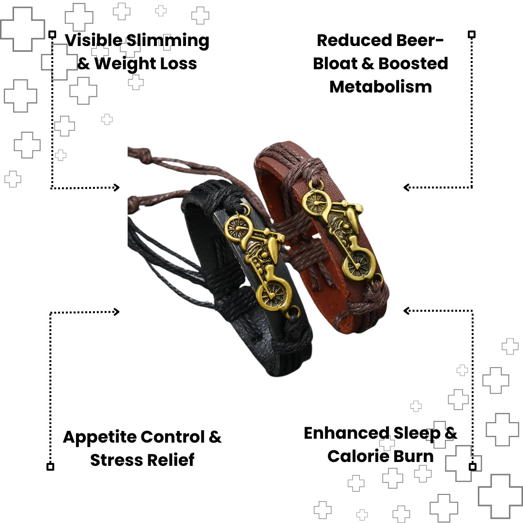 MagTherapy™ Mens Funky Vintage Slimming Bracelet Kit