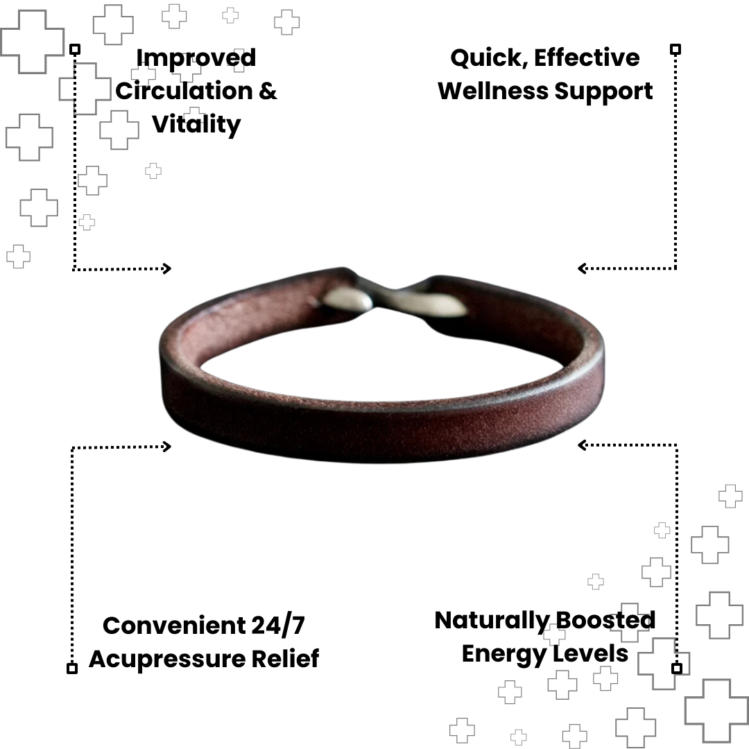 MagTherapy™ Mens Geniune Leather Slimming Bracelet Kit