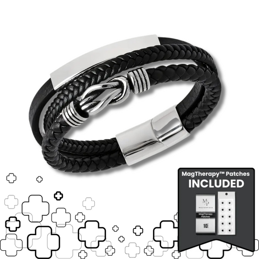 MagTherapy™ Mens Leatheron Slimming Bracelet Kit