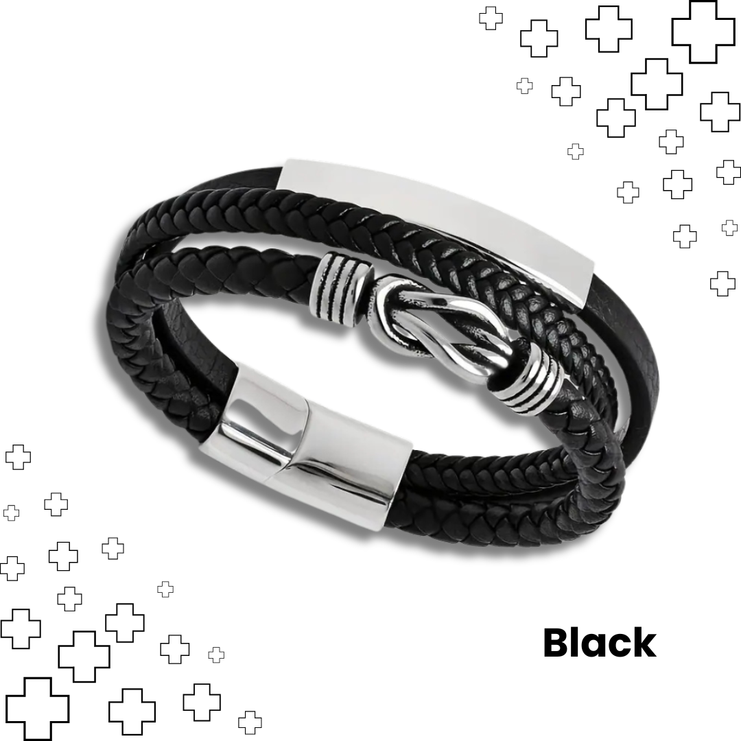 MagTherapy™ Mens Leatheron Slimming Bracelet Kit