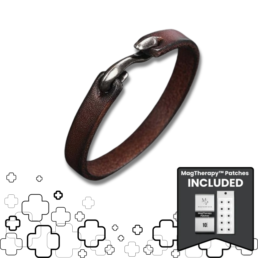 MagTherapy™ Mens Leather Slimming Bracelet Kit