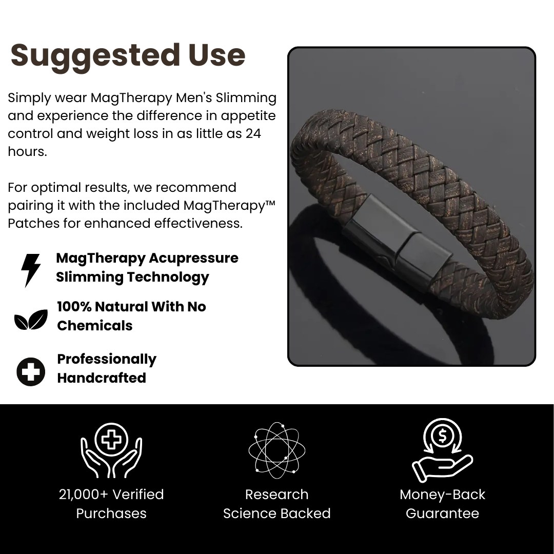 MagTherapy™ Mens Magnava Slimming Bracelet Kit