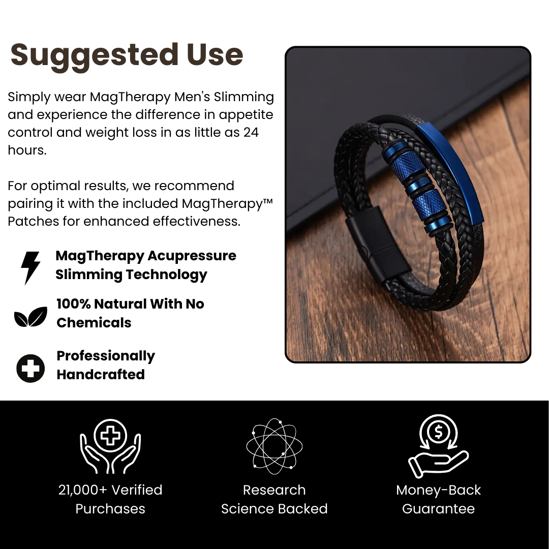 MagTherapy™ Mens Maglock Slimming Bracelet Kit