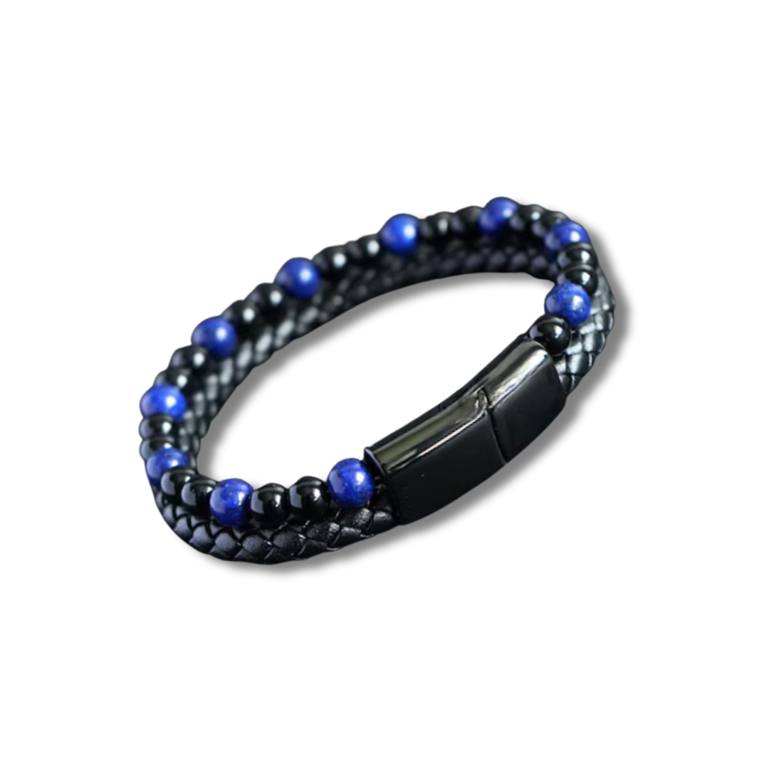 MagTherapy™ Mens Onyx Bead Slimming Bracelet Kit