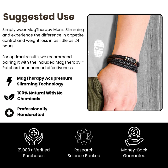 MagTherapy™ Mens Ropelle Slimming Bracelet Kit