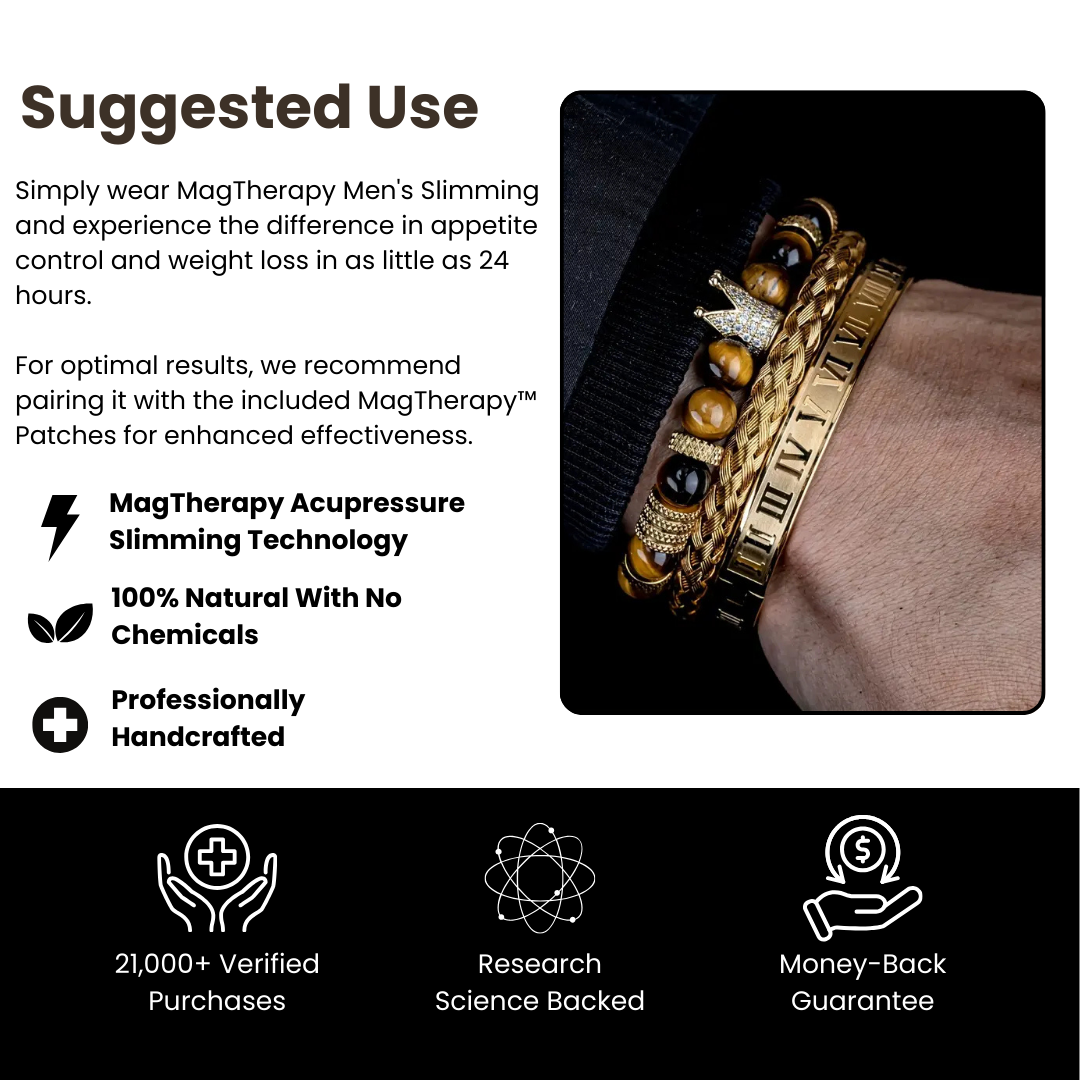 MagTherapy™ Mens Romainix Slimming Bracelet Kit