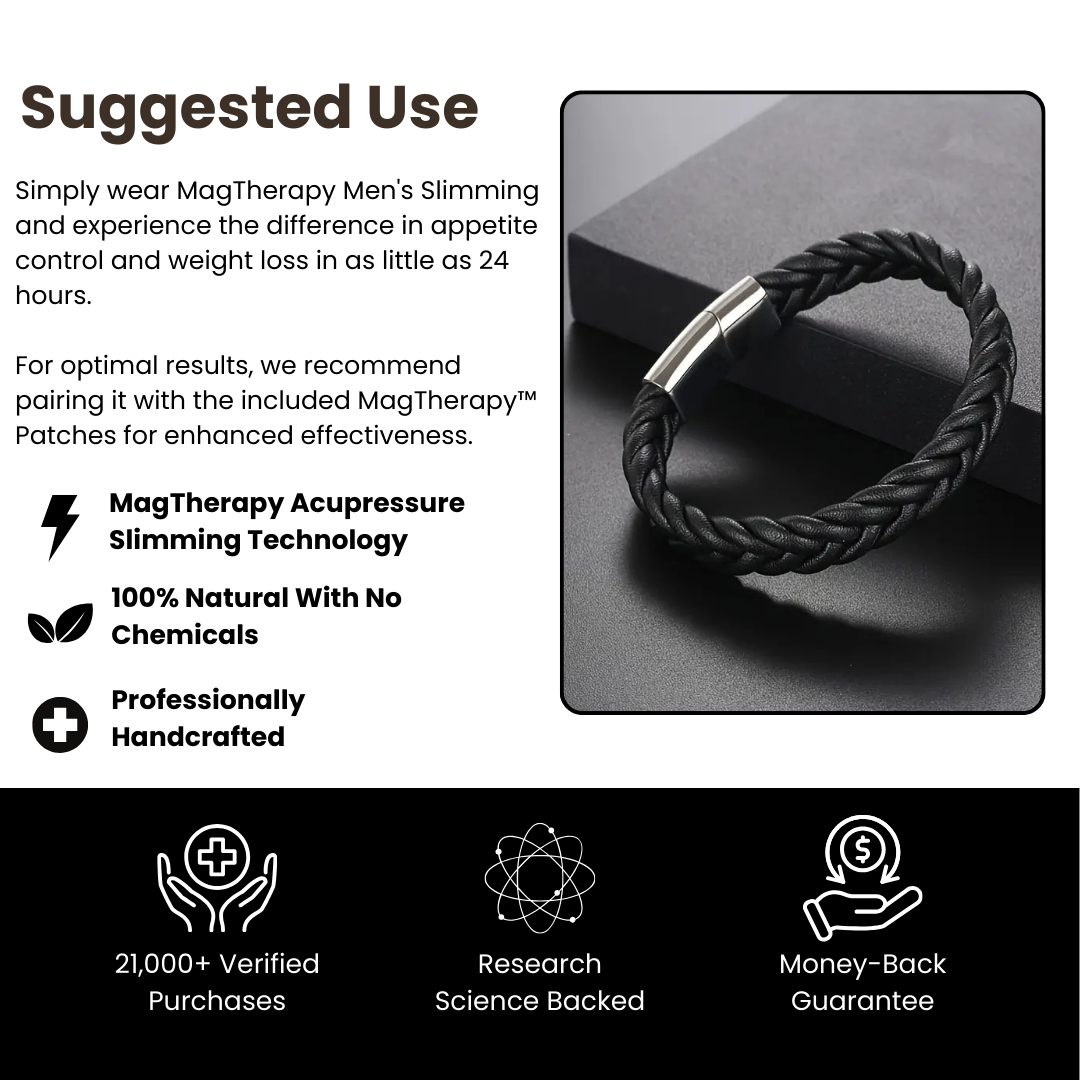 MagTherapy™ Mens Ferrova Slimming Bracelet Kit