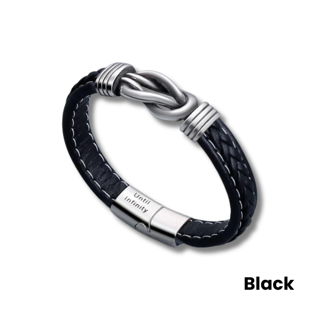 MagTherapy™ Mens Infinity Leather Slimming Bracelet Kit