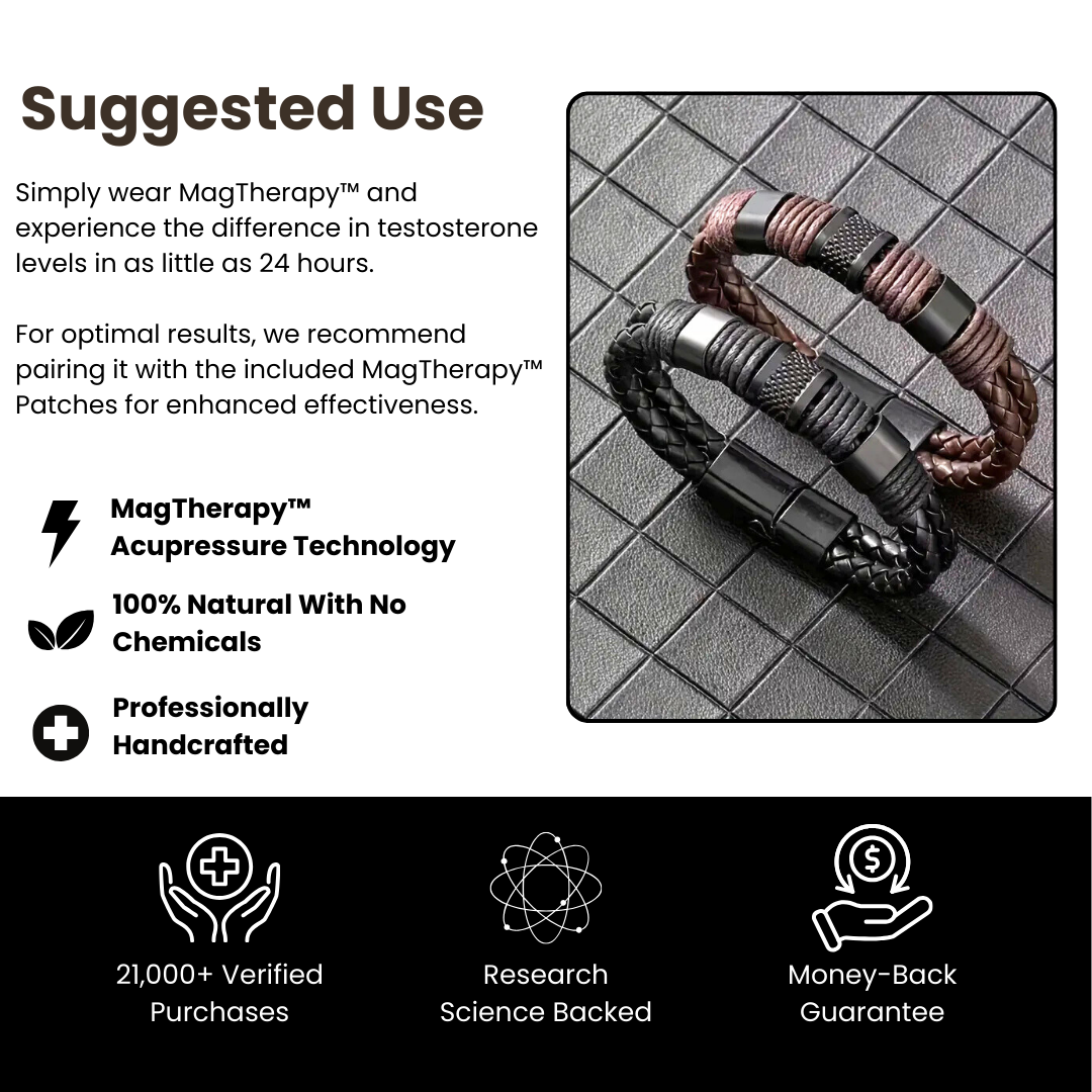 MagTherapy™ Slequo Testosterone Bracelet Kit