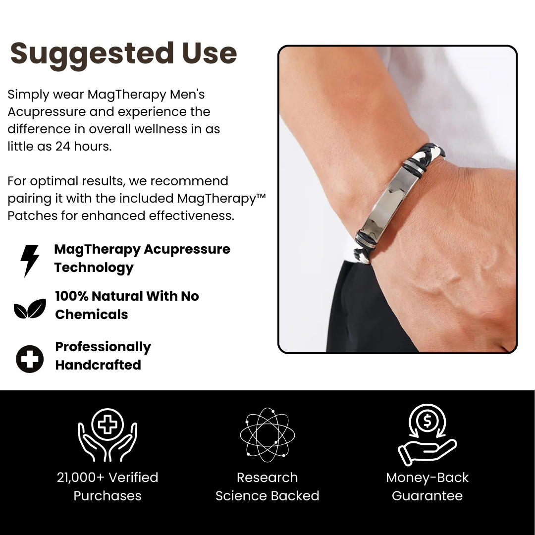 MagTherapy™ Mens Titanium  Slimming Bracelet Kit