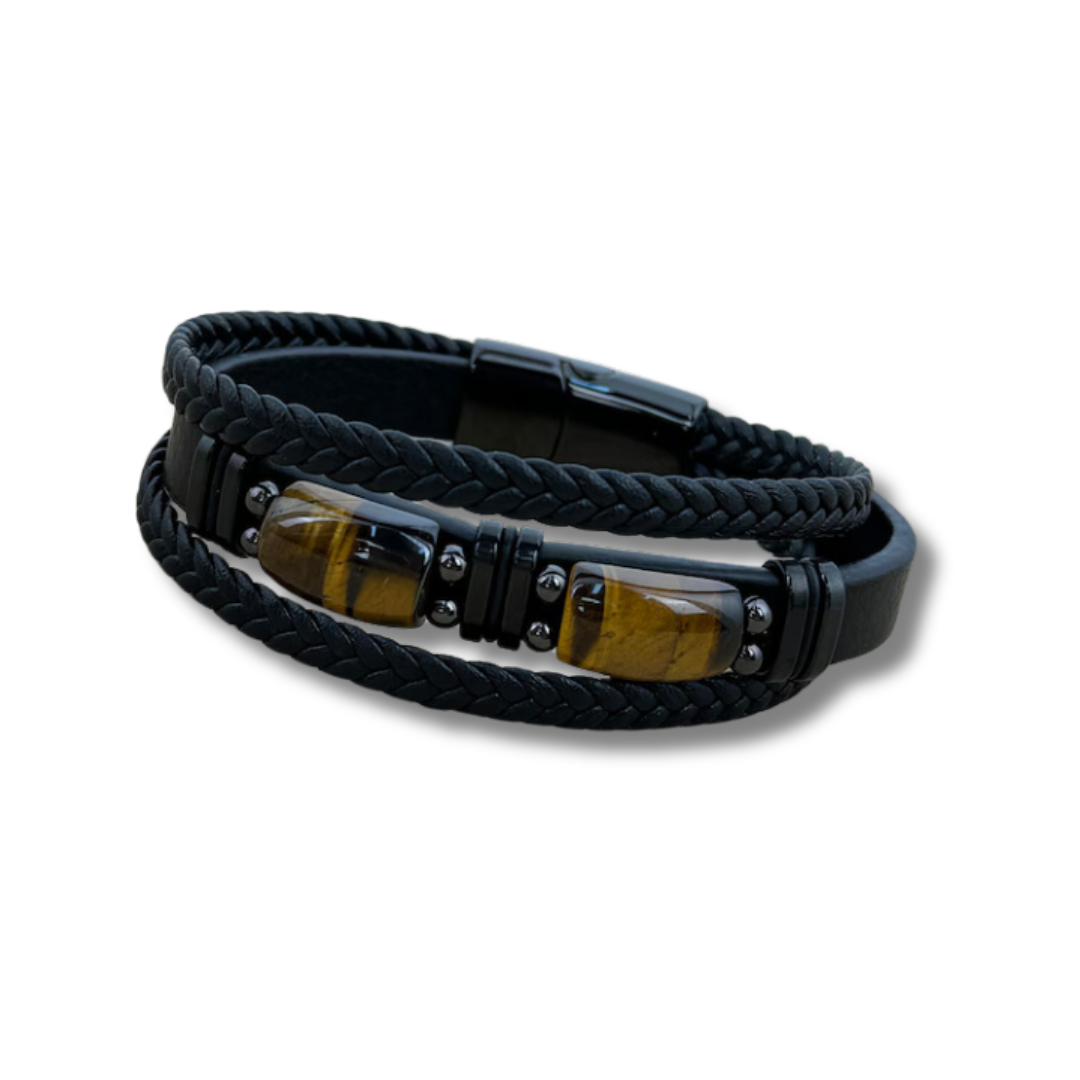 MagTherapy™ Mens Tiger Stone Slimming Bracelet Kit