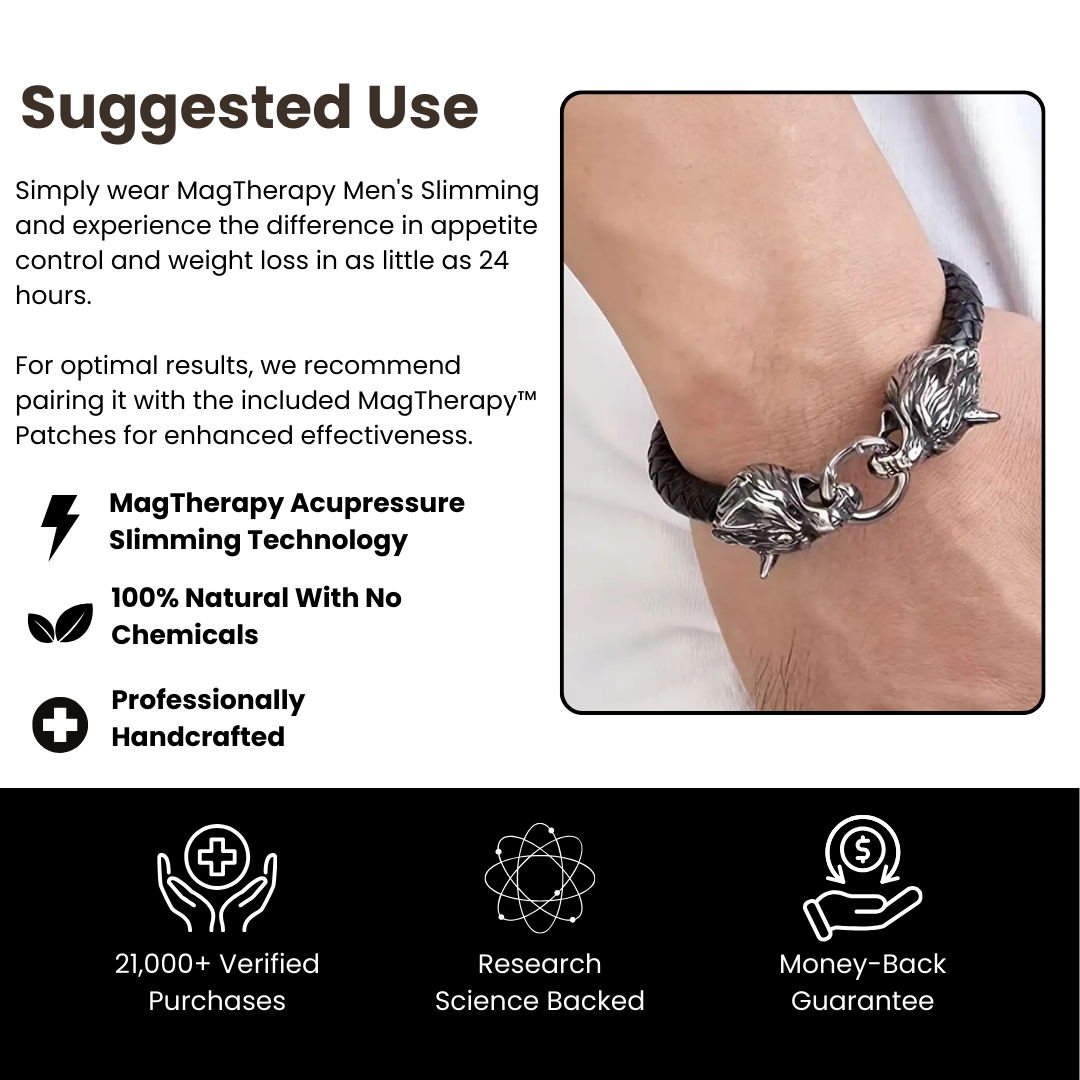 MagTherapy™ Mens Valhendra Slimming Bracelet Kit