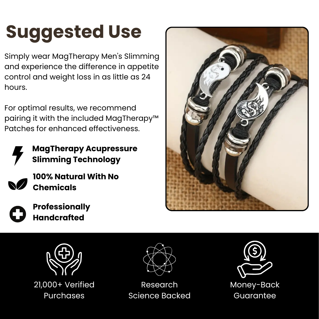 MagTherapy™ Mens Vintar Slimming Bracelet Kit