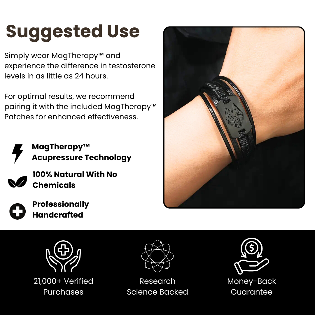 MagTherapy™ Mens Fenrix Testosterone Bracelet Kit